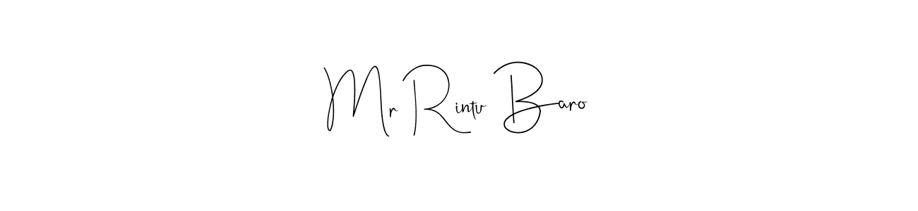 Make a beautiful signature design for name Mr Rintu Baro. Use this online signature maker to create a handwritten signature for free. Mr Rintu Baro signature style 4 images and pictures png