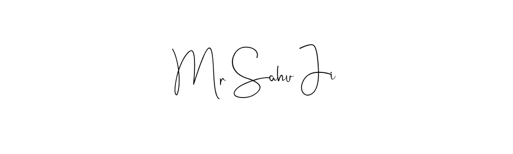 Also You can easily find your signature by using the search form. We will create Mr Sahu Ji name handwritten signature images for you free of cost using Andilay-7BmLP sign style. Mr Sahu Ji signature style 4 images and pictures png