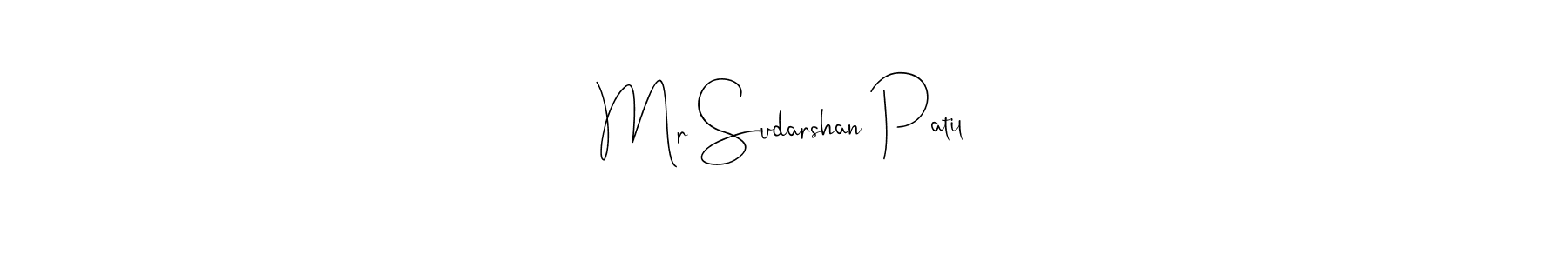 How to make Mr Sudarshan Patil signature? Andilay-7BmLP is a professional autograph style. Create handwritten signature for Mr Sudarshan Patil name. Mr Sudarshan Patil signature style 4 images and pictures png