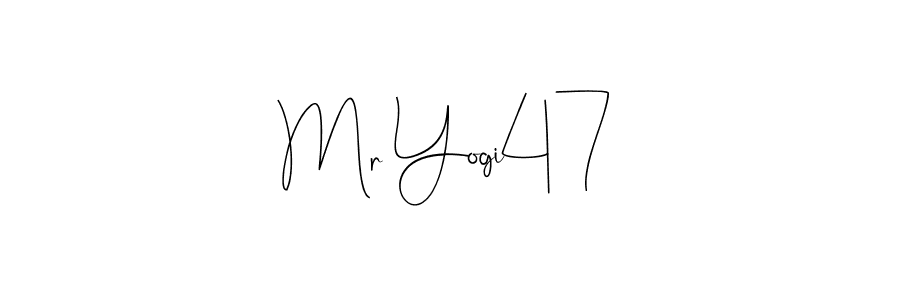 Here are the top 10 professional signature styles for the name Mr Yogi47. These are the best autograph styles you can use for your name. Mr Yogi47 signature style 4 images and pictures png