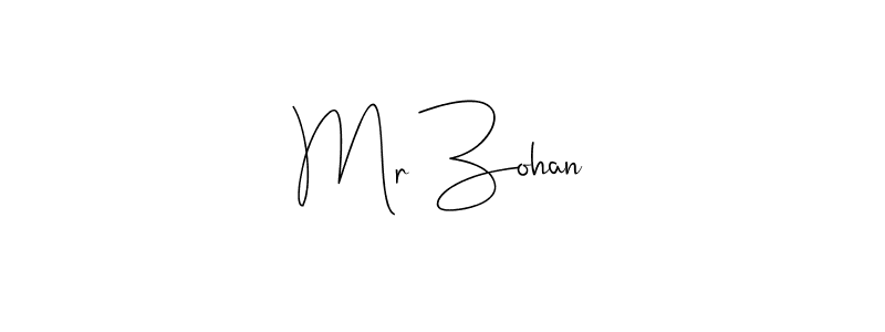 Best and Professional Signature Style for Mr Zohan. Andilay-7BmLP Best Signature Style Collection. Mr Zohan signature style 4 images and pictures png
