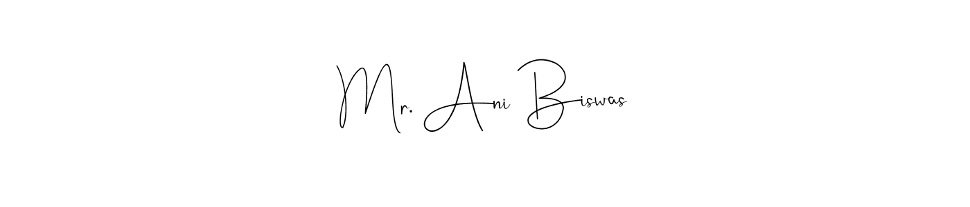 Here are the top 10 professional signature styles for the name Mr. Ani Biswas. These are the best autograph styles you can use for your name. Mr. Ani Biswas signature style 4 images and pictures png