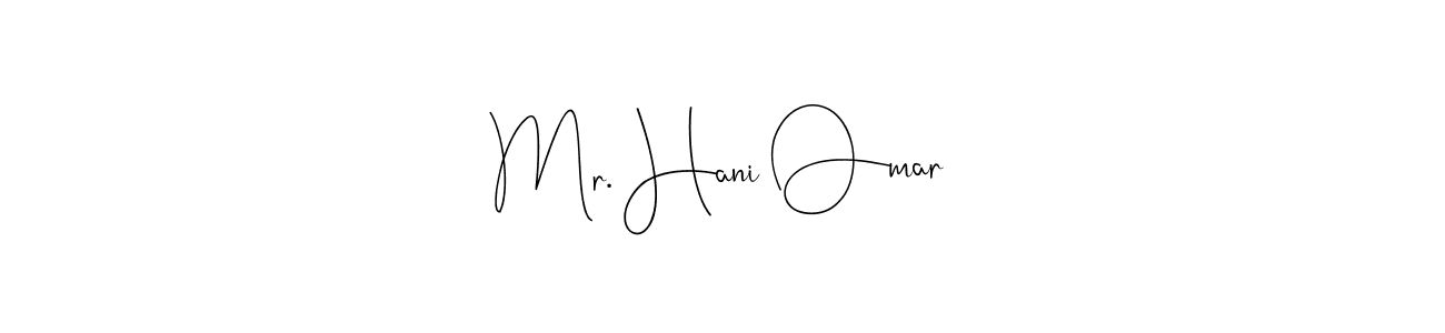 Also You can easily find your signature by using the search form. We will create Mr. Hani Omar name handwritten signature images for you free of cost using Andilay-7BmLP sign style. Mr. Hani Omar signature style 4 images and pictures png