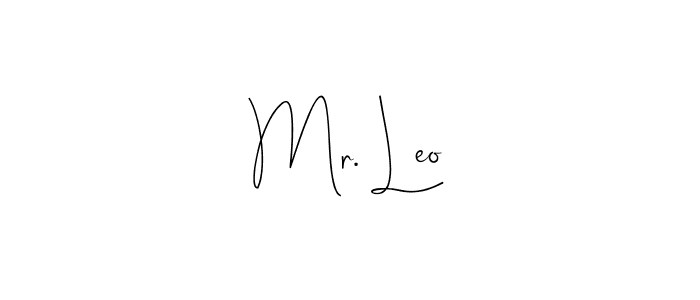 Make a beautiful signature design for name Mr. Leo. Use this online signature maker to create a handwritten signature for free. Mr. Leo signature style 4 images and pictures png