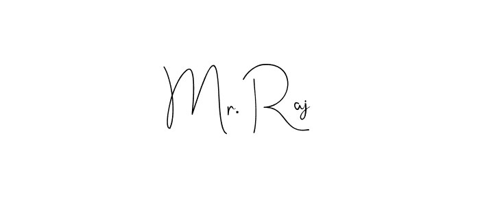Design your own signature with our free online signature maker. With this signature software, you can create a handwritten (Andilay-7BmLP) signature for name Mr. Raj. Mr. Raj signature style 4 images and pictures png
