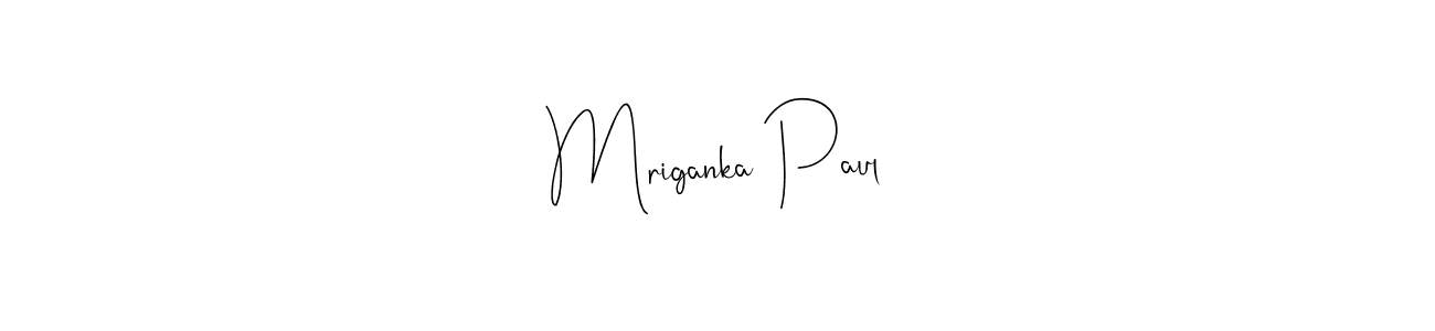 You should practise on your own different ways (Andilay-7BmLP) to write your name (Mriganka Paul) in signature. don't let someone else do it for you. Mriganka Paul signature style 4 images and pictures png