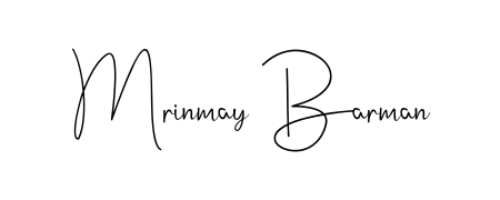 A classic penmanship look for Mrinmay Barman. The Andilay-7BmLP font brings timeless elegance and confidence to every signed document. Mrinmay Barman signature style 4 images and pictures png