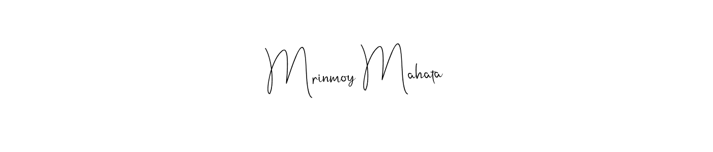 It looks lik you need a new signature style for name Mrinmoy Mahata. Design unique handwritten (Andilay-7BmLP) signature with our free signature maker in just a few clicks. Mrinmoy Mahata signature style 4 images and pictures png