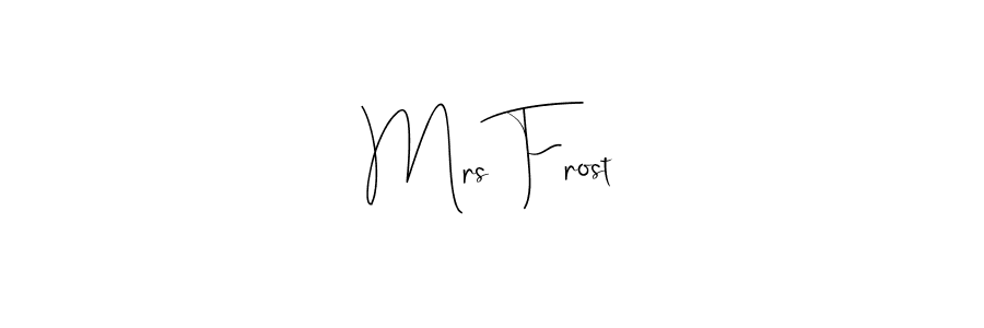 How to Draw Mrs Frost signature style? Andilay-7BmLP is a latest design signature styles for name Mrs Frost. Mrs Frost signature style 4 images and pictures png