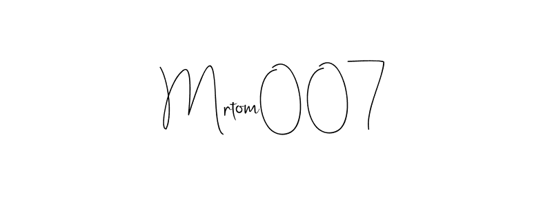 How to Draw Mrtom007 signature style? Andilay-7BmLP is a latest design signature styles for name Mrtom007. Mrtom007 signature style 4 images and pictures png