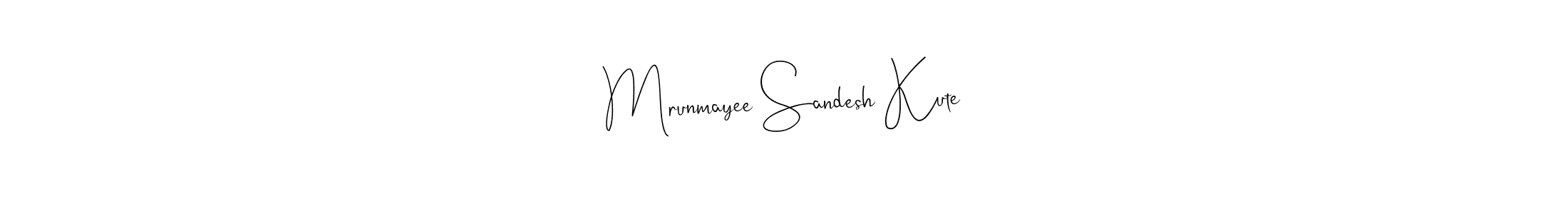 Similarly Andilay-7BmLP is the best handwritten signature design. Signature creator online .You can use it as an online autograph creator for name Mrunmayee Sandesh Kute. Mrunmayee Sandesh Kute signature style 4 images and pictures png