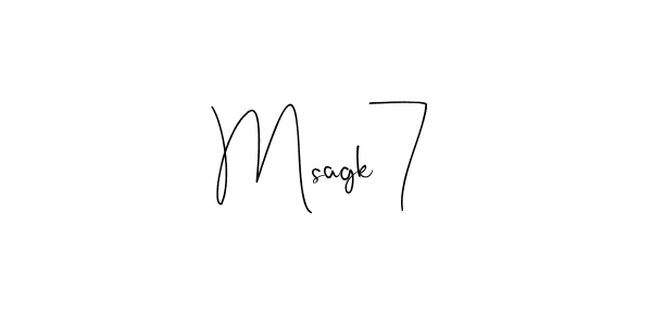 You can use this online signature creator to create a handwritten signature for the name Msagk7. This is the best online autograph maker. Msagk7 signature style 4 images and pictures png