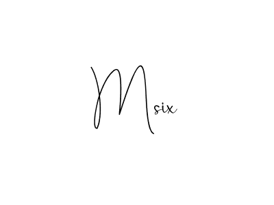 The best way (Andilay-7BmLP) to make a short signature is to pick only two or three words in your name. The name Msix include a total of six letters. For converting this name. Msix signature style 4 images and pictures png