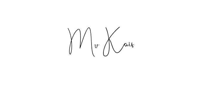It looks lik you need a new signature style for name Mu Kaif. Design unique handwritten (Andilay-7BmLP) signature with our free signature maker in just a few clicks. Mu Kaif signature style 4 images and pictures png