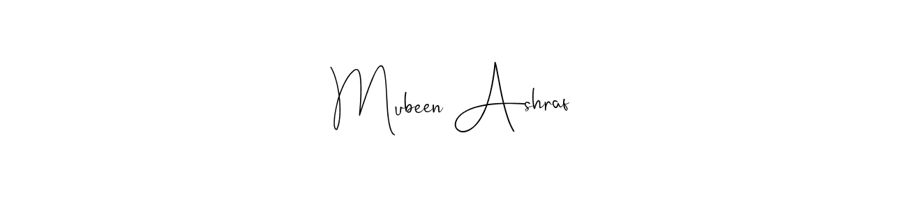 Once you've used our free online signature maker to create your best signature Andilay-7BmLP style, it's time to enjoy all of the benefits that Mubeen Ashraf name signing documents. Mubeen Ashraf signature style 4 images and pictures png