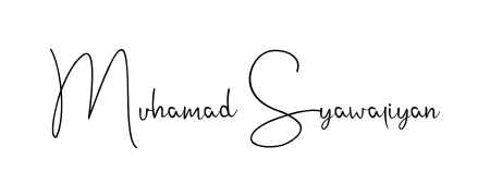 If you are searching for the best signature style for your name Muhamad Syawaliyan, here we have designed multiple signature styles using Andilay-7BmLP. Muhamad Syawaliyan signature style 4 images and pictures png