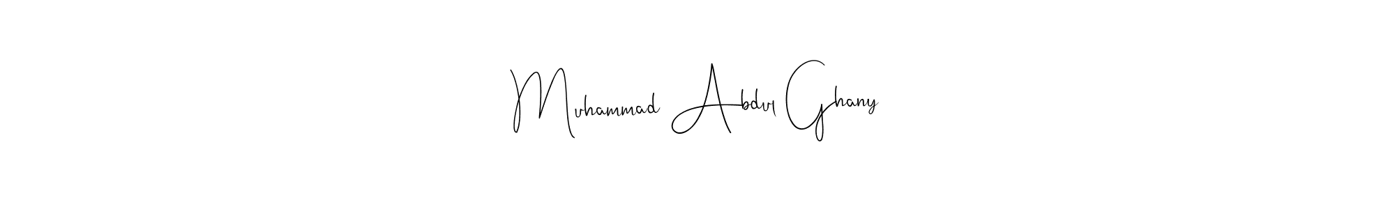 This is the best signature style for the Muhammad Abdul Ghany name. Also you like these signature font (Andilay-7BmLP). Mix name signature. Muhammad Abdul Ghany signature style 4 images and pictures png