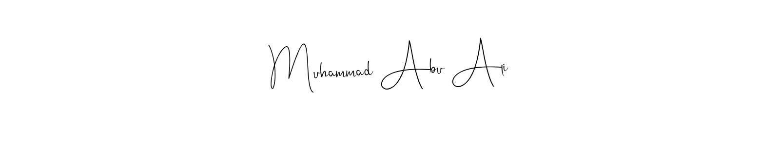 Once you've used our free online signature maker to create your best signature Andilay-7BmLP style, it's time to enjoy all of the benefits that Muhammad Abu Ali name signing documents. Muhammad Abu Ali signature style 4 images and pictures png