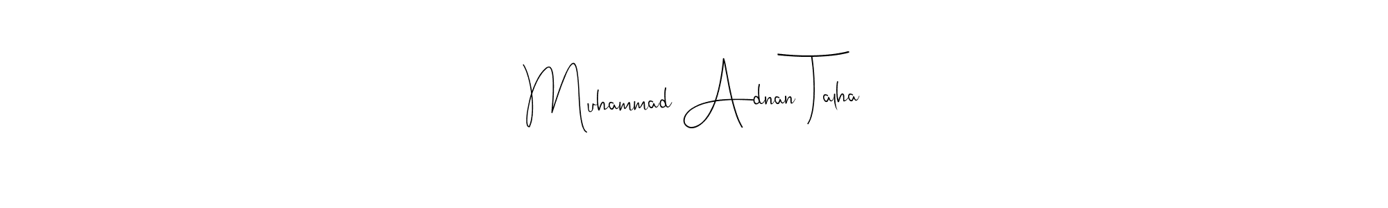 You can use this online signature creator to create a handwritten signature for the name Muhammad Adnan Talha. This is the best online autograph maker. Muhammad Adnan Talha signature style 4 images and pictures png