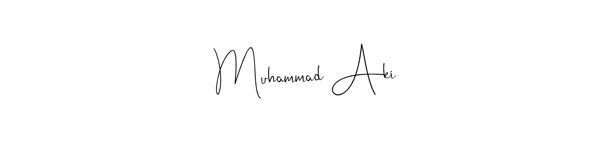 Best and Professional Signature Style for Muhammad Aki. Andilay-7BmLP Best Signature Style Collection. Muhammad Aki signature style 4 images and pictures png