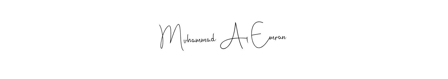 Use a signature maker to create a handwritten signature online. With this signature software, you can design (Andilay-7BmLP) your own signature for name Muhammad Al Emran. Muhammad Al Emran signature style 4 images and pictures png