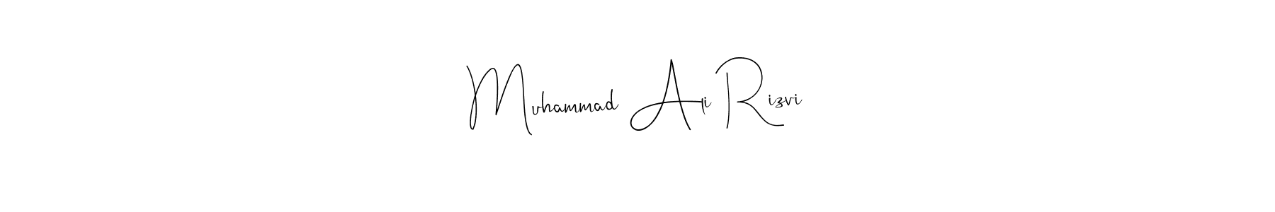 Also we have Muhammad Ali Rizvi name is the best signature style. Create professional handwritten signature collection using Andilay-7BmLP autograph style. Muhammad Ali Rizvi signature style 4 images and pictures png