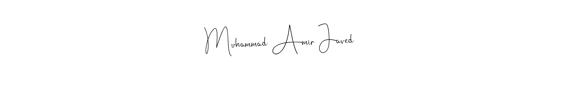 Make a short Muhammad Amir Javed signature style. Manage your documents anywhere anytime using Andilay-7BmLP. Create and add eSignatures, submit forms, share and send files easily. Muhammad Amir Javed signature style 4 images and pictures png