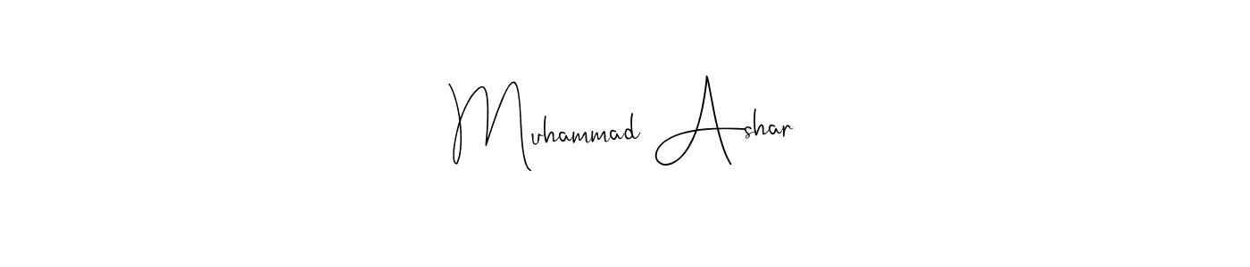 Here are the top 10 professional signature styles for the name Muhammad Ashar. These are the best autograph styles you can use for your name. Muhammad Ashar signature style 4 images and pictures png