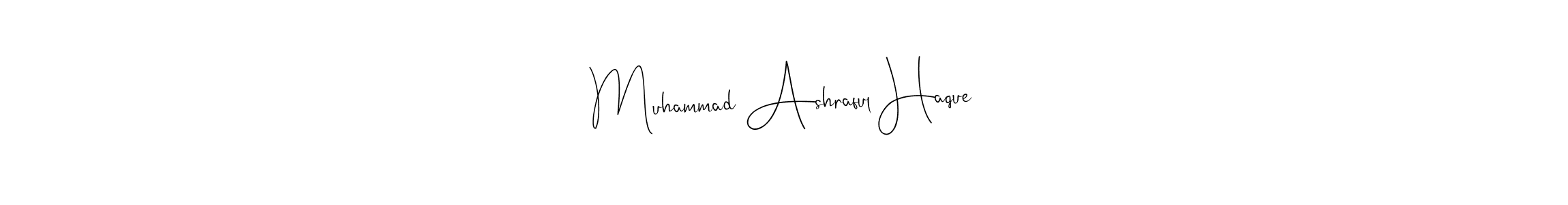 Make a beautiful signature design for name Muhammad Ashraful Haque. Use this online signature maker to create a handwritten signature for free. Muhammad Ashraful Haque signature style 4 images and pictures png