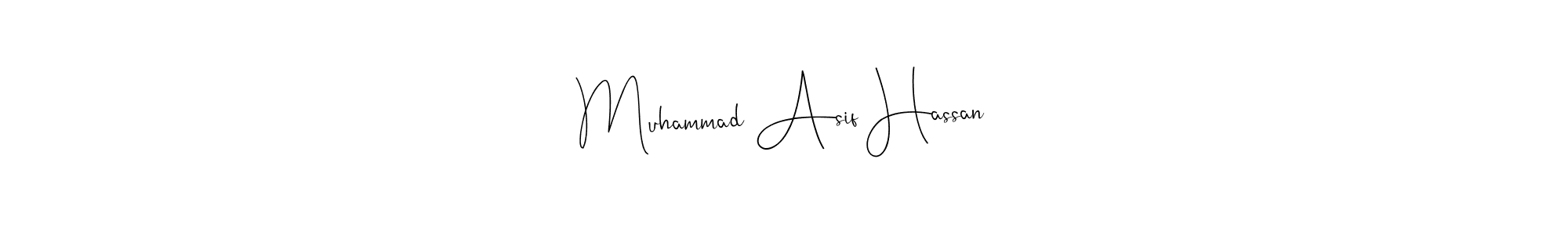 This is the best signature style for the Muhammad Asif Hassan name. Also you like these signature font (Andilay-7BmLP). Mix name signature. Muhammad Asif Hassan signature style 4 images and pictures png