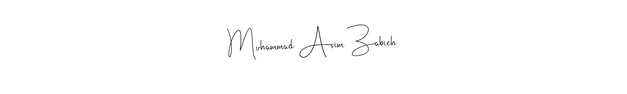 Once you've used our free online signature maker to create your best signature Andilay-7BmLP style, it's time to enjoy all of the benefits that Muhammad Asim Zabieh name signing documents. Muhammad Asim Zabieh signature style 4 images and pictures png