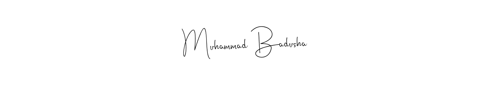 Muhammad Badusha stylish signature style. Best Handwritten Sign (Andilay-7BmLP) for my name. Handwritten Signature Collection Ideas for my name Muhammad Badusha. Muhammad Badusha signature style 4 images and pictures png