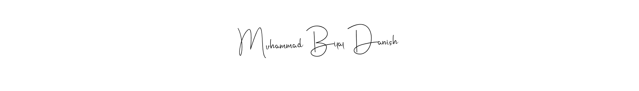 Also we have Muhammad Bilal Danish name is the best signature style. Create professional handwritten signature collection using Andilay-7BmLP autograph style. Muhammad Bilal Danish signature style 4 images and pictures png