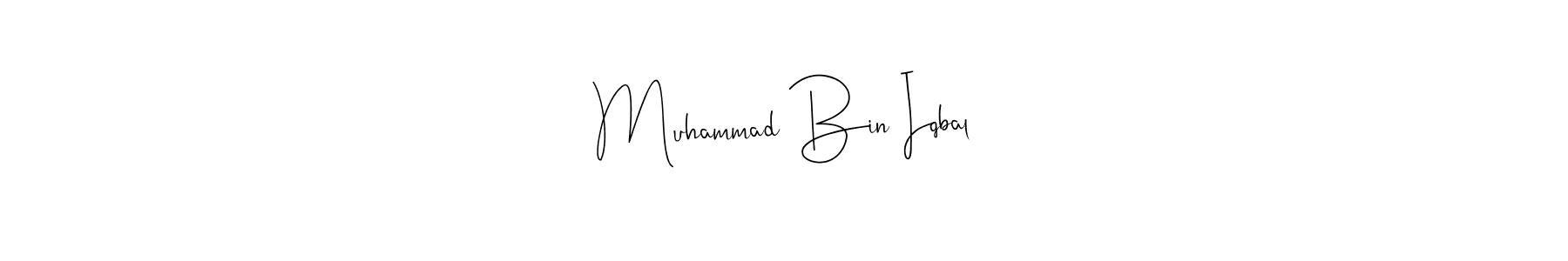 Similarly Andilay-7BmLP is the best handwritten signature design. Signature creator online .You can use it as an online autograph creator for name Muhammad Bin Iqbal. Muhammad Bin Iqbal signature style 4 images and pictures png