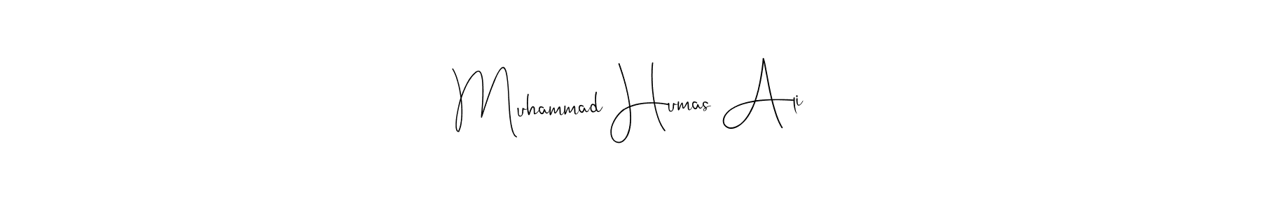 Also You can easily find your signature by using the search form. We will create Muhammad Humas Ali name handwritten signature images for you free of cost using Andilay-7BmLP sign style. Muhammad Humas Ali signature style 4 images and pictures png