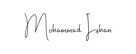 A modern signature idea for name Muhammad Izhan using Andilay-7BmLP font. Clean strokes and elegant curves make it stand out instantly. Muhammad Izhan signature style 4 images and pictures png