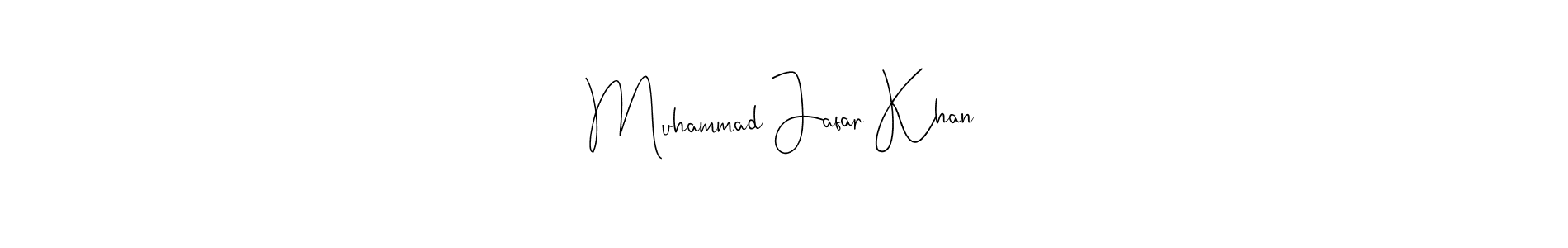 Use a signature maker to create a handwritten signature online. With this signature software, you can design (Andilay-7BmLP) your own signature for name Muhammad Jafar Khan. Muhammad Jafar Khan signature style 4 images and pictures png