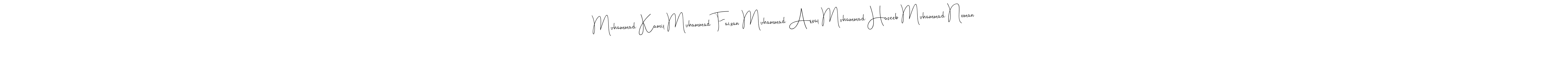 Make a short Muhammad Kamil Muhammad Faizan Muhammad Afzal Muhammad Haseeb Muhammad Noman signature style. Manage your documents anywhere anytime using Andilay-7BmLP. Create and add eSignatures, submit forms, share and send files easily. Muhammad Kamil Muhammad Faizan Muhammad Afzal Muhammad Haseeb Muhammad Noman signature style 4 images and pictures png