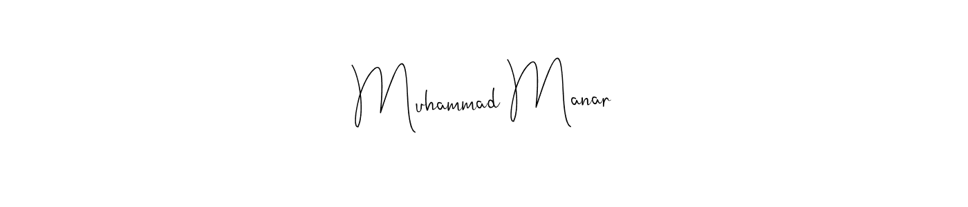 Once you've used our free online signature maker to create your best signature Andilay-7BmLP style, it's time to enjoy all of the benefits that Muhammad Manar name signing documents. Muhammad Manar signature style 4 images and pictures png