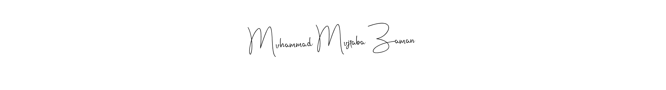 The best way (Andilay-7BmLP) to make a short signature is to pick only two or three words in your name. The name Muhammad Mujtaba Zaman include a total of six letters. For converting this name. Muhammad Mujtaba Zaman signature style 4 images and pictures png