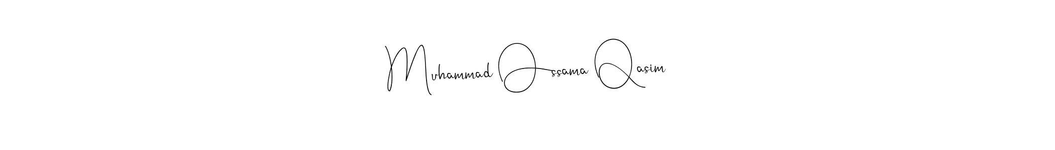 Make a beautiful signature design for name Muhammad Ossama Qasim. With this signature (Andilay-7BmLP) style, you can create a handwritten signature for free. Muhammad Ossama Qasim signature style 4 images and pictures png
