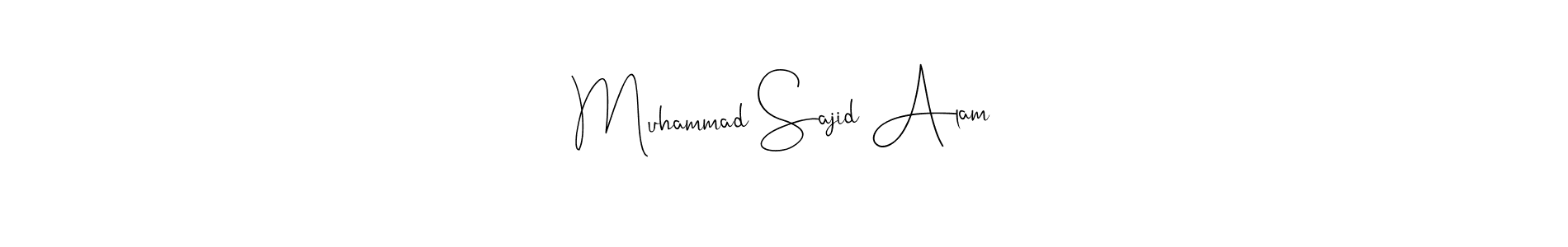It looks lik you need a new signature style for name Muhammad Sajid Alam. Design unique handwritten (Andilay-7BmLP) signature with our free signature maker in just a few clicks. Muhammad Sajid Alam signature style 4 images and pictures png