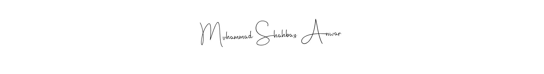 Make a beautiful signature design for name Muhammad Shahbaz Anwar. Use this online signature maker to create a handwritten signature for free. Muhammad Shahbaz Anwar signature style 4 images and pictures png