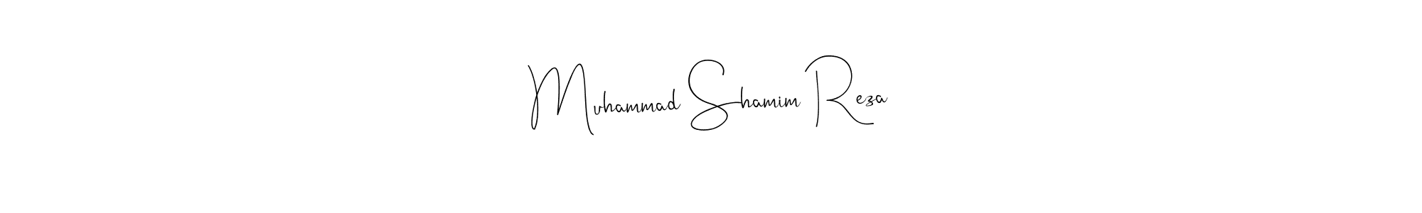 The best way (Andilay-7BmLP) to make a short signature is to pick only two or three words in your name. The name Muhammad Shamim Reza include a total of six letters. For converting this name. Muhammad Shamim Reza signature style 4 images and pictures png