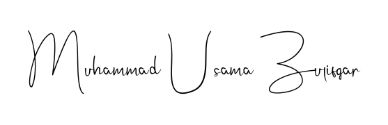 Make a beautiful signature design for name Muhammad Usama Zulifqar. Use this online signature maker to create a handwritten signature for free. Muhammad Usama Zulifqar signature style 4 images and pictures png