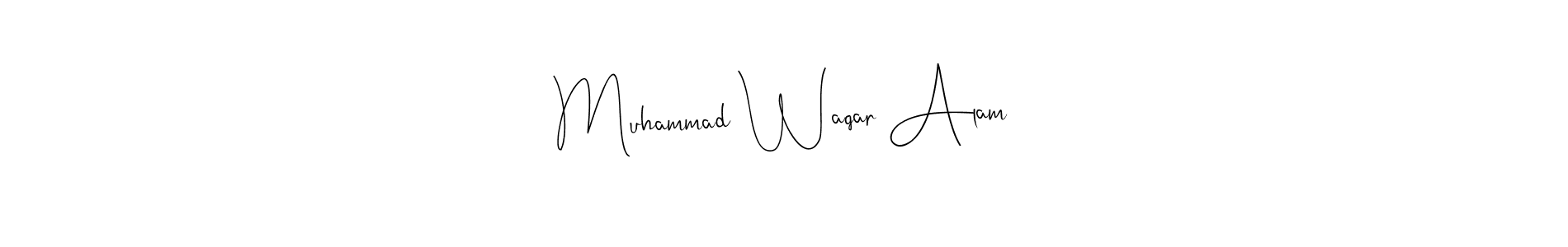 Muhammad Waqar Alam stylish signature style. Best Handwritten Sign (Andilay-7BmLP) for my name. Handwritten Signature Collection Ideas for my name Muhammad Waqar Alam. Muhammad Waqar Alam signature style 4 images and pictures png