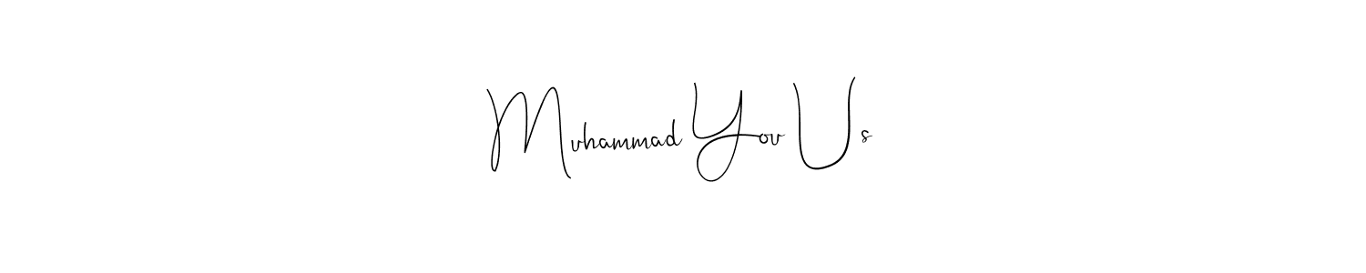 Best and Professional Signature Style for Muhammad You Us. Andilay-7BmLP Best Signature Style Collection. Muhammad You Us signature style 4 images and pictures png
