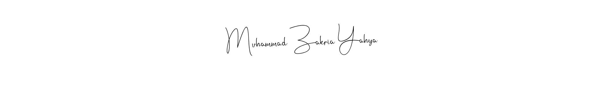 Andilay-7BmLP is a professional signature style that is perfect for those who want to add a touch of class to their signature. It is also a great choice for those who want to make their signature more unique. Get Muhammad Zakria Yahya name to fancy signature for free. Muhammad Zakria Yahya signature style 4 images and pictures png