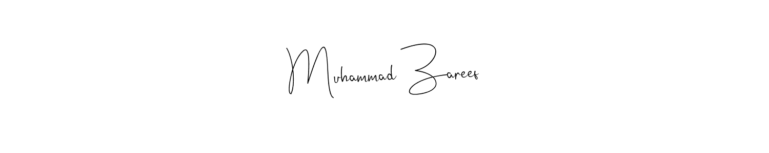 The best way (Andilay-7BmLP) to make a short signature is to pick only two or three words in your name. The name Muhammad Zareef include a total of six letters. For converting this name. Muhammad Zareef signature style 4 images and pictures png