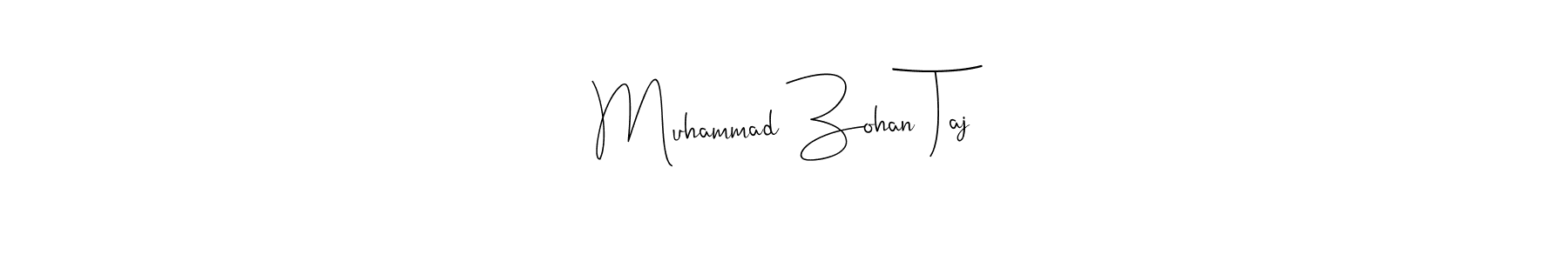 Similarly Andilay-7BmLP is the best handwritten signature design. Signature creator online .You can use it as an online autograph creator for name Muhammad Zohan Taj. Muhammad Zohan Taj signature style 4 images and pictures png